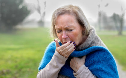 Frau mit COPD